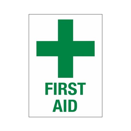 First Aid 10" x 14" Sign